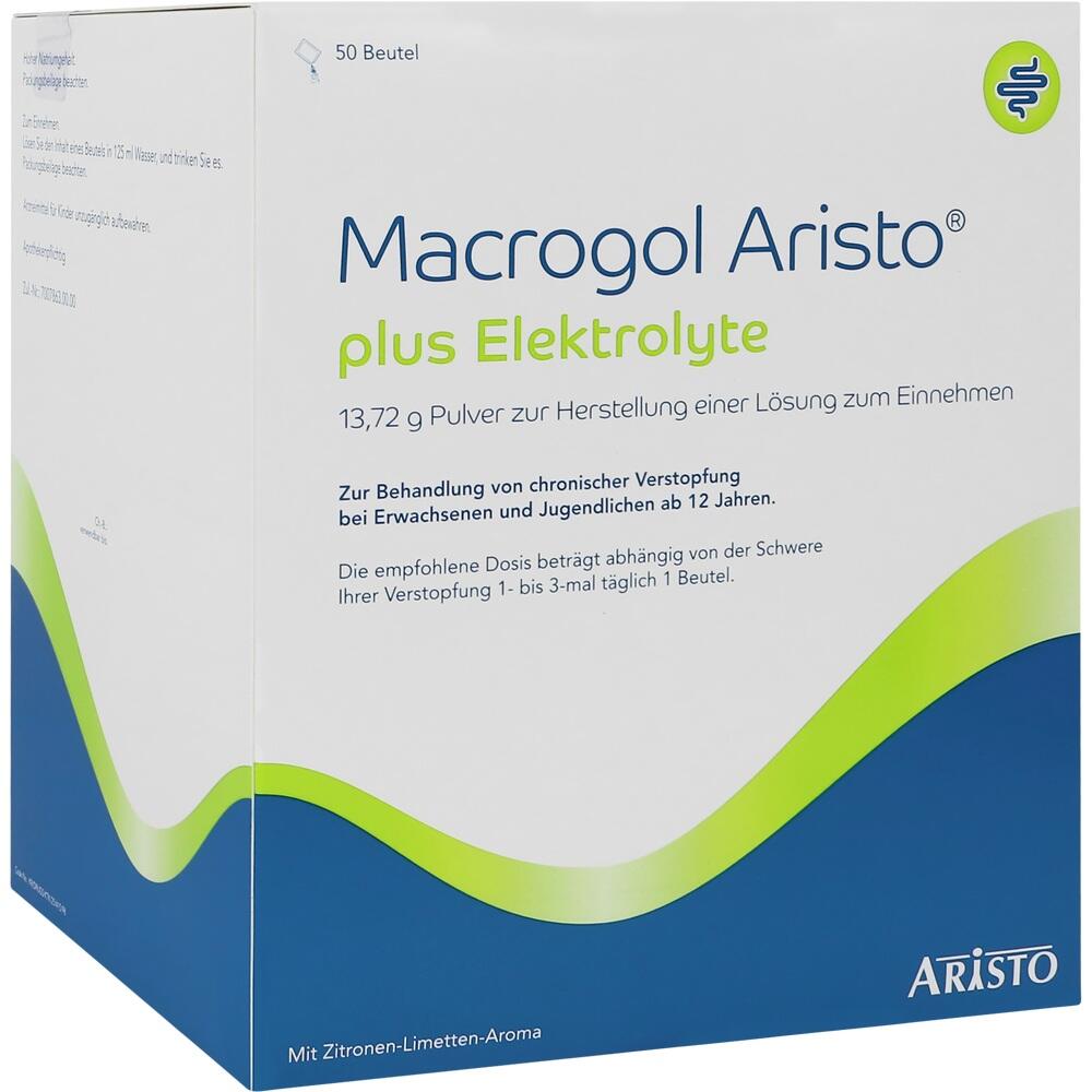 Macrogol Aristo plus Elektrolyte 50 St Pulver zur Herstellung einer Lösung zum Einnehmen