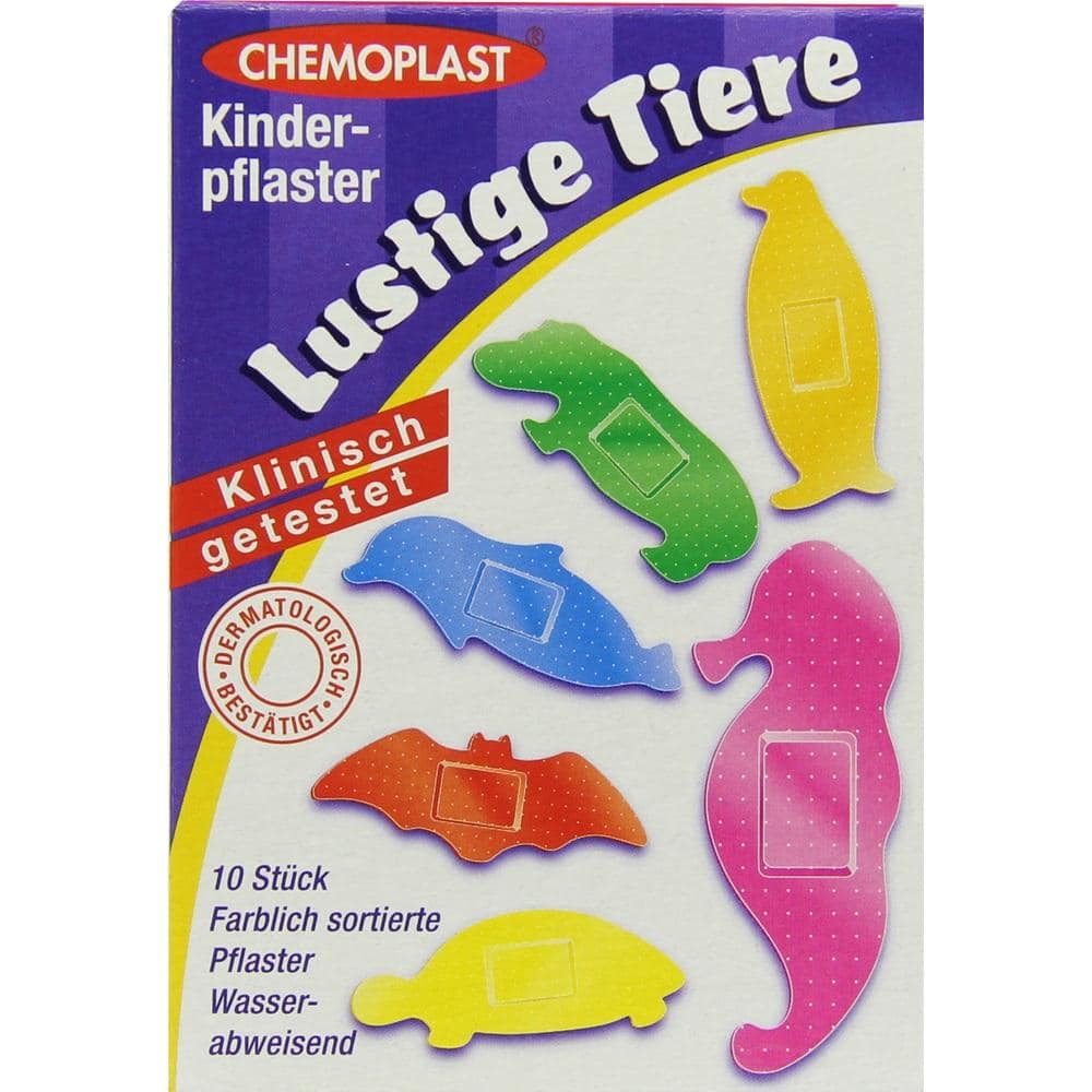 KINDERPFLASTER lustige Tiere 10 St Pflaster