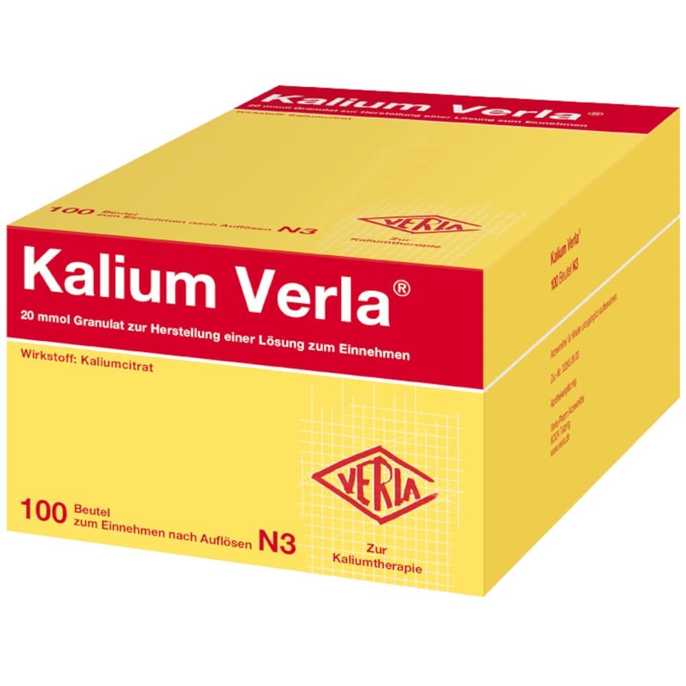 Kalium Verla Granulat 100 St Granulat