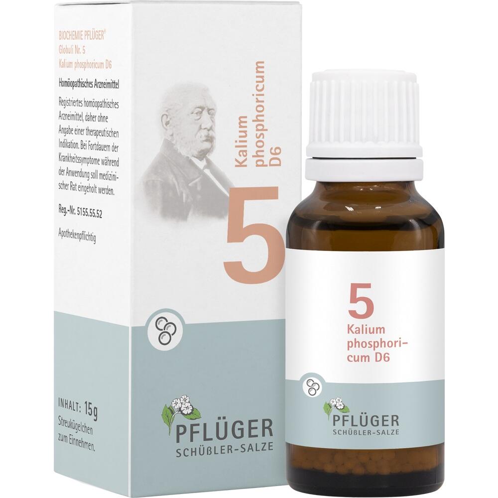 Schüßler-Salz Nr. 5 Kalium phosphoricum D6 15 g Globuli