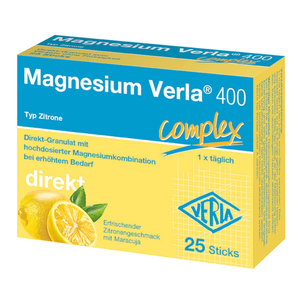 Magnesium Verla 400 Direkt-Granulat 25 St Granulat