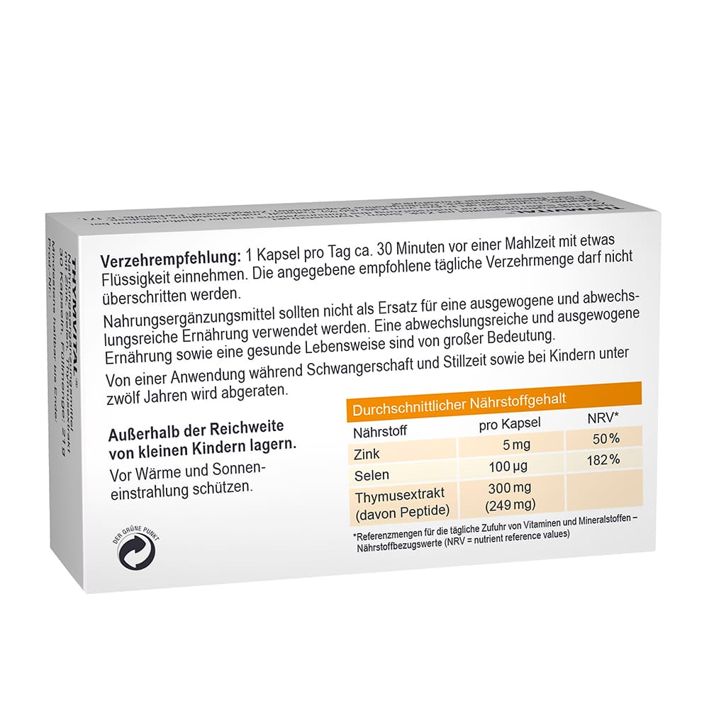 THYMVITAL Kapseln 30 St Kapseln