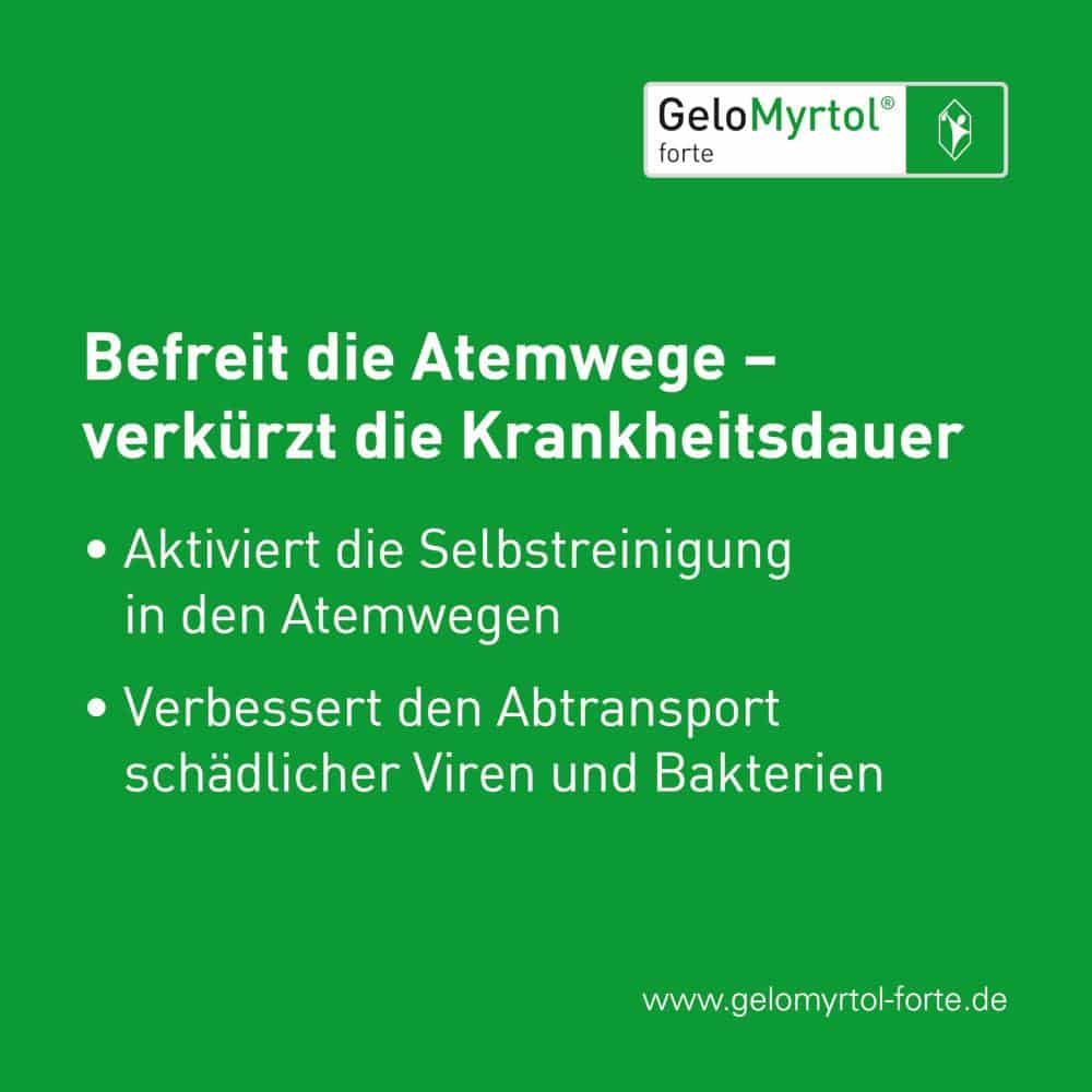 GeloMyrtol forte der pflanzliche Schleimlöser Doppelpack (2x100 St.) 2X100 St Magensaftresistente Weichkapseln