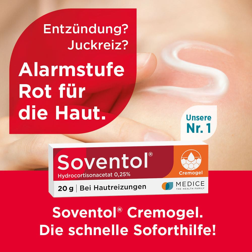 Soventol Hydrocortisonacetat 0,25%  20 g Creme