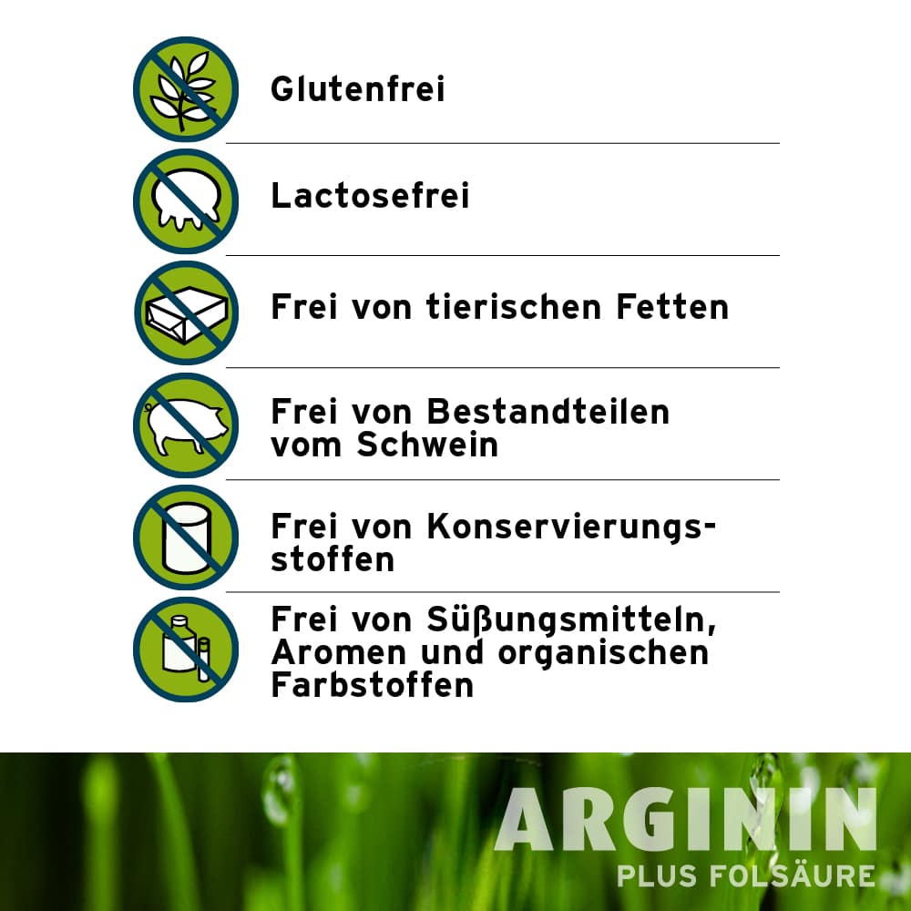 ARGININ PLUS Folsäure  120 St Kapseln