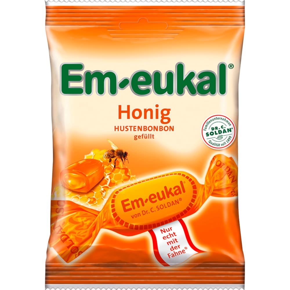 Em-eukal Honig gefüllt zuckerhaltig 75 g Bonbons