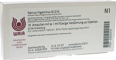 Nervus trigeminus GL D10 10X1 ml Ampullen