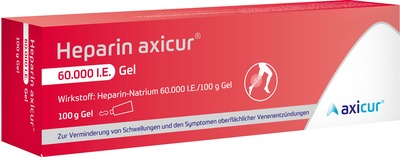 Heparin axicur 60.000 I.E. Gel 100 g Gel