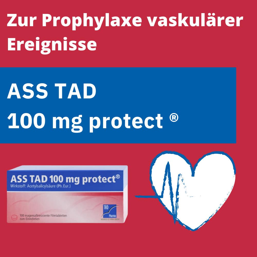 ASS TAD 100mg protect 100 St Filmtabletten magensaftresistent