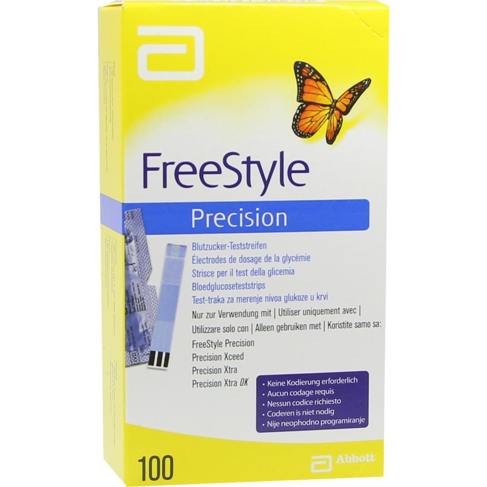 FreeStyle Precision Blutzucker-Teststreifen  100 St Teststreifen