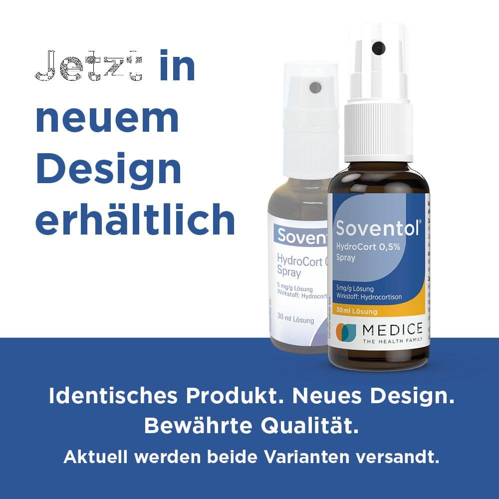 Soventol HydroCort 0,5% Spray bei Hautentzündungen 30 ml Spray