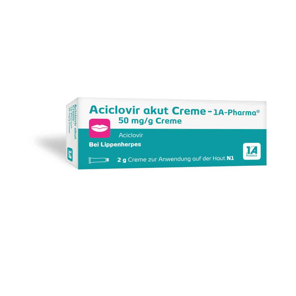 Aciclovir akut 1A Pharma 2 g Creme