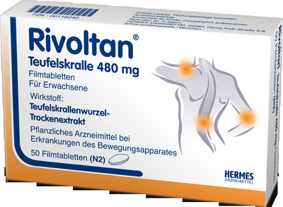 Rivoltan Teufelskralle 480mg 50 St Filmtabletten
