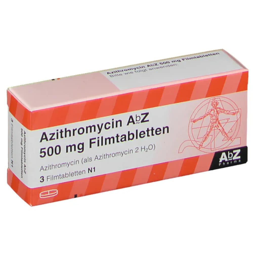 Azithromycin AbZ 500mg 3 St Filmtabletten