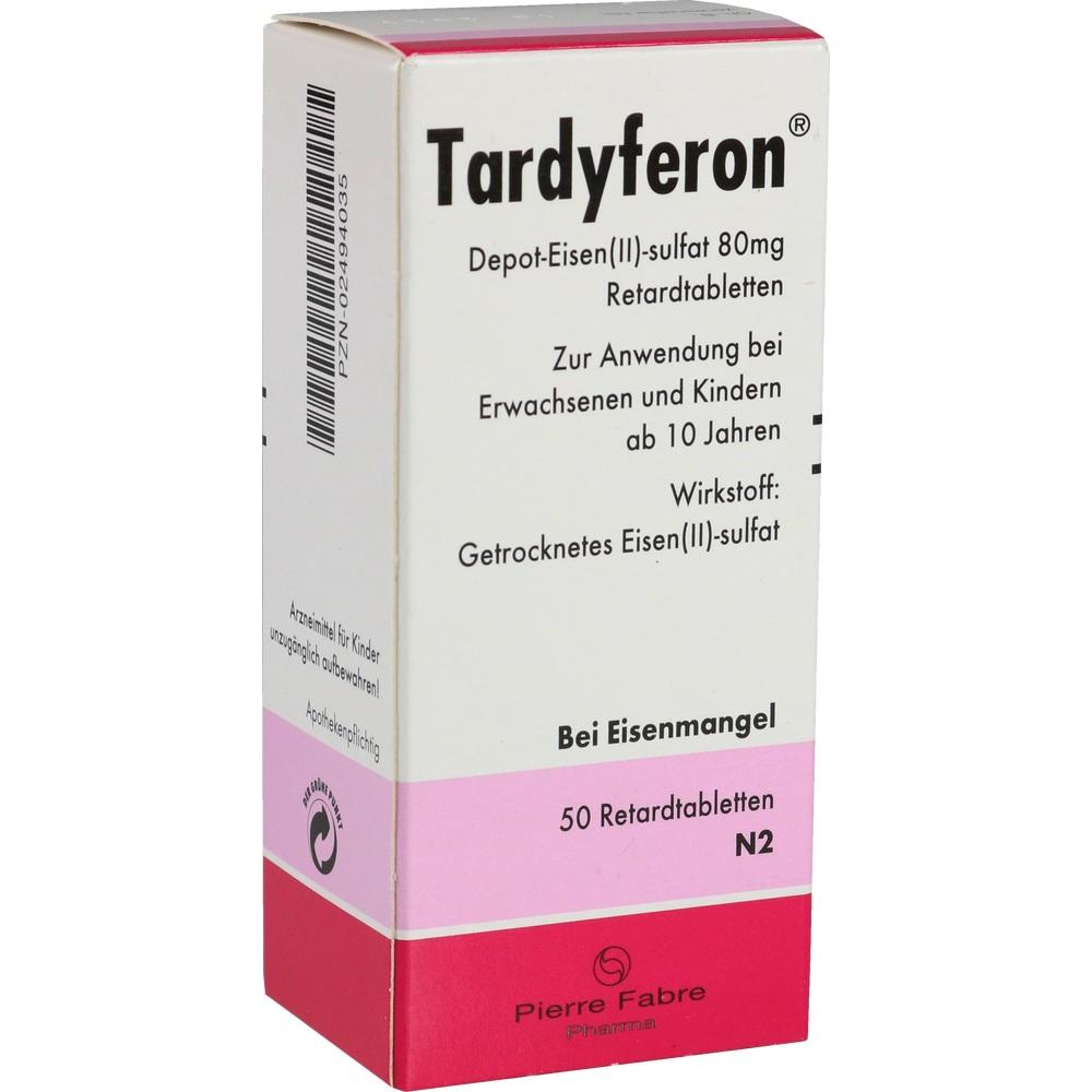 Tardyferon Depot-Eisen(II)-sulfat 80mg 50 St Retard-Tabletten
