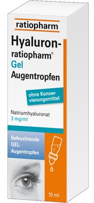 Hyaluron ratiopharm Gel Augentropfen 10 ml Augentropfen