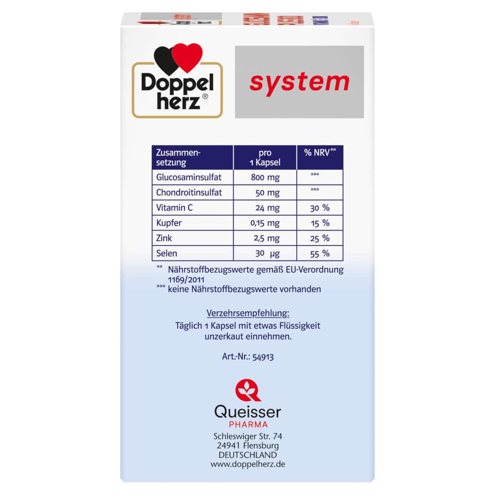Doppelherz system GLUCOSAMIN PLUS 800 60 St Kapseln