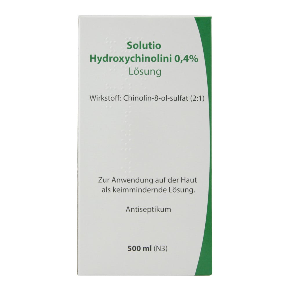 SOLUTIO HYDROXYCHIN. 0,4% 500 ml Lösung