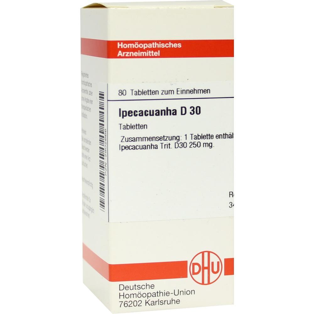 IPECACUANHA D 30 Tabletten 80 St Tabletten