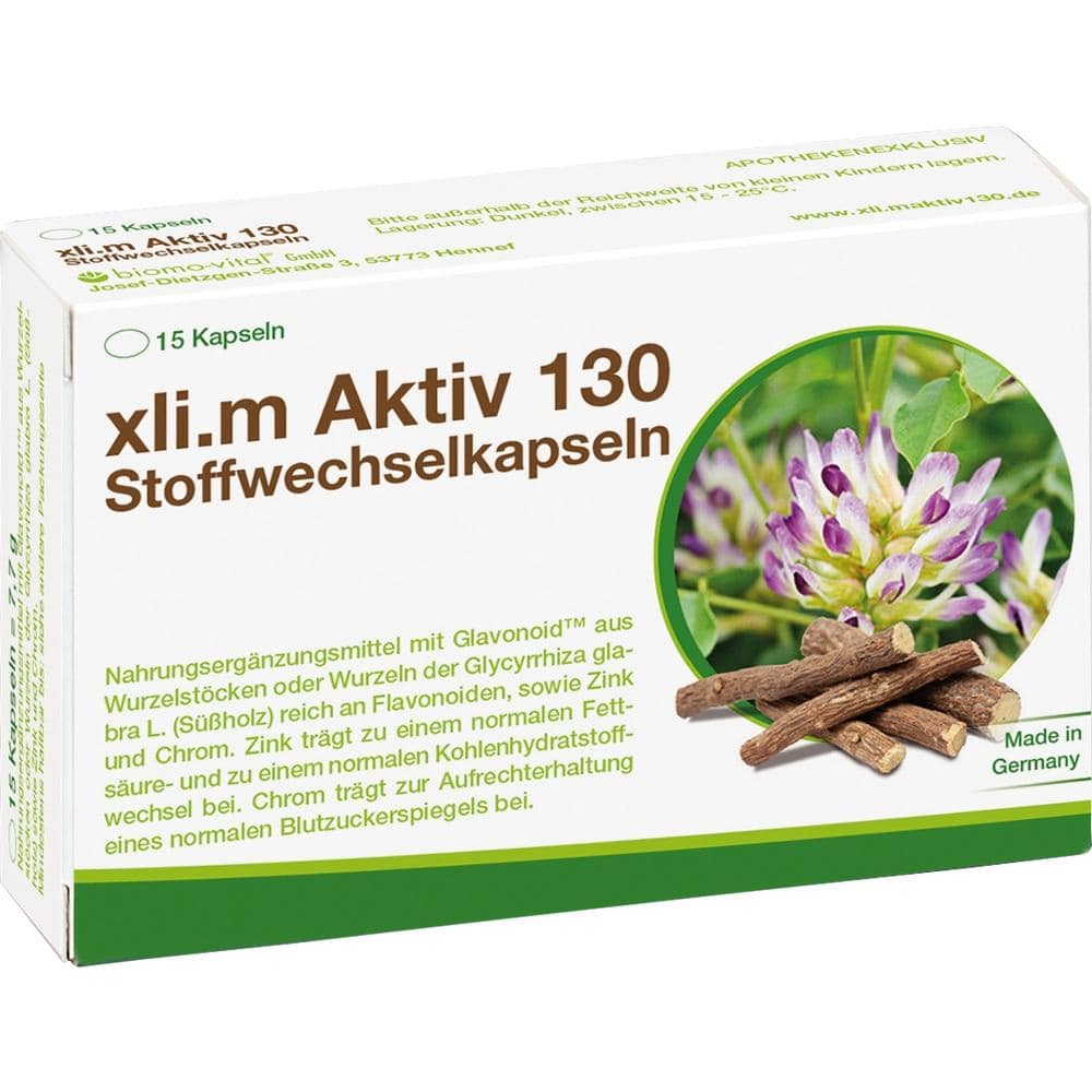 xli.m Aktiv 130 Stoffwechselkapseln 15 St Kapseln