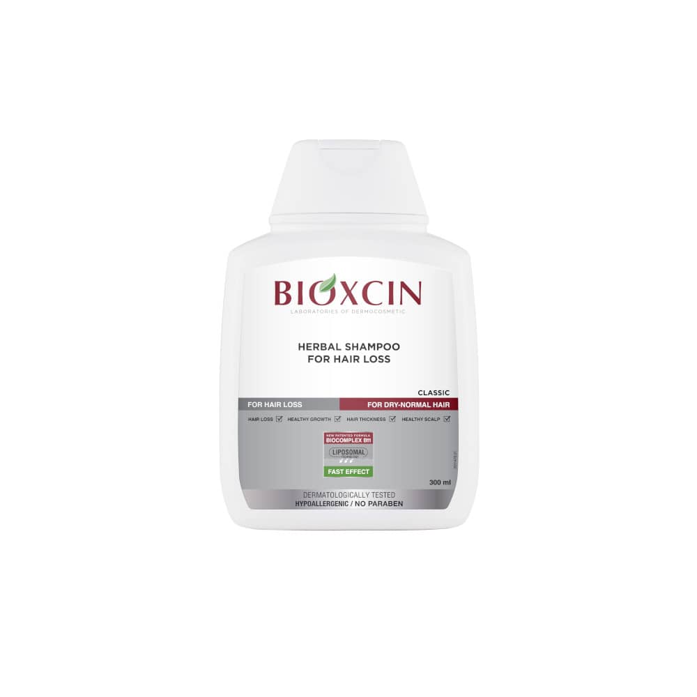 BIOXCIN Shampoo gegen Haarausfall für Normales & Trockenes Haar 300 ml Shampoo