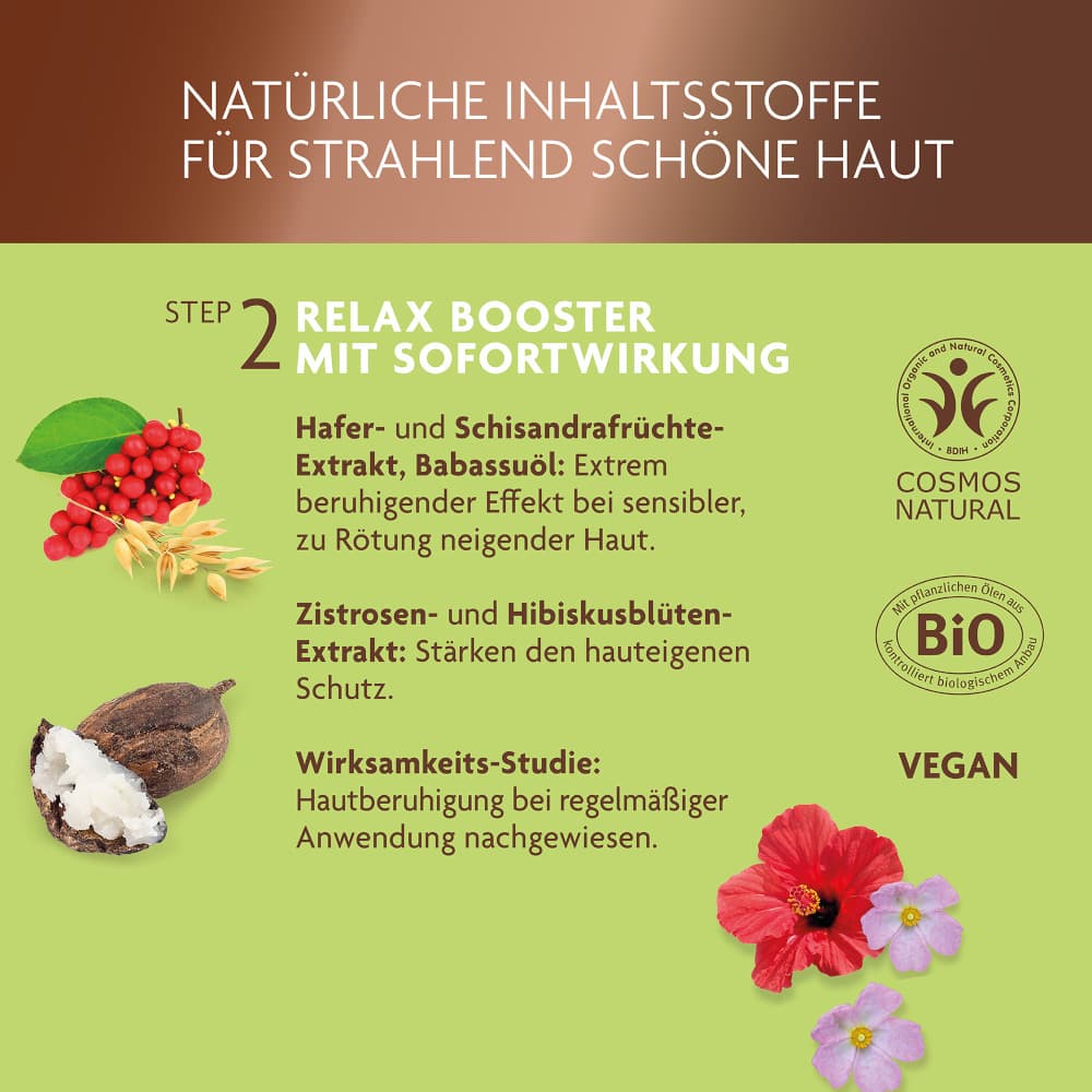 Luvos HEILERDE RELAX BOOSTER 1 Packung Gesichtsmaske