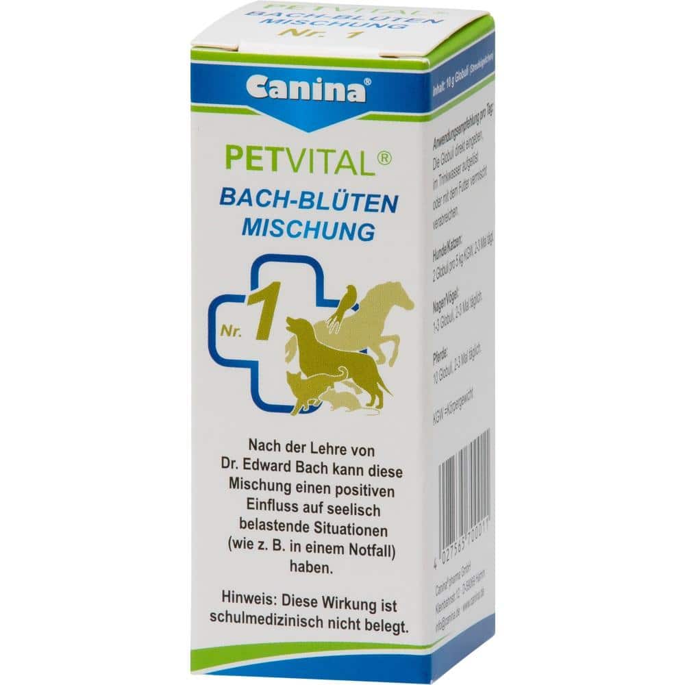 Canina PETVITAL BACH-BLÜTEN MISCHUNG Nr. 1 Globuli vet. 10 g Globuli