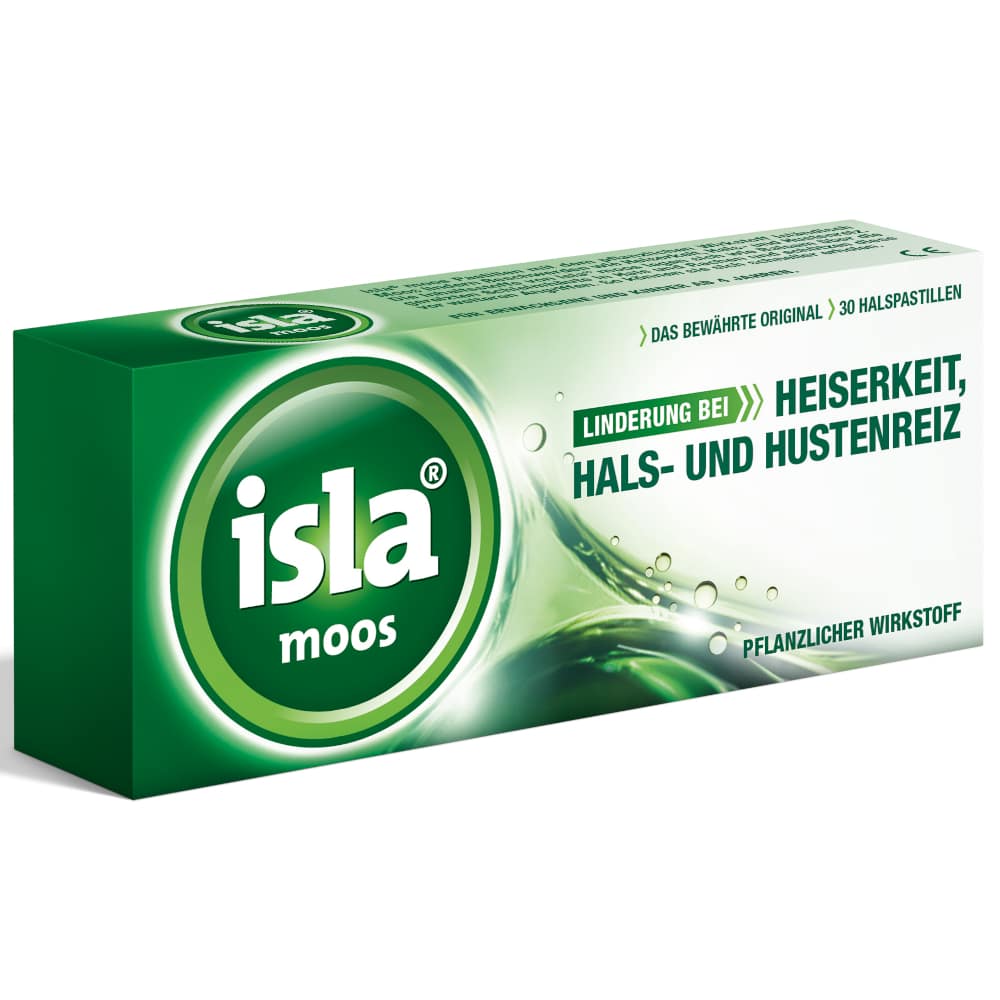 isla moos Halspastillen 30 St Pastillen