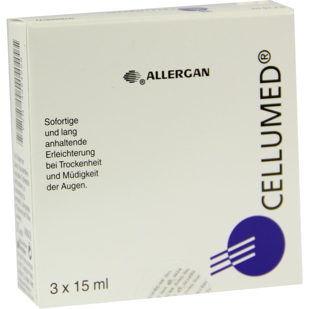 CELLUMED Augentropfen 3X15 ml Augentropfen