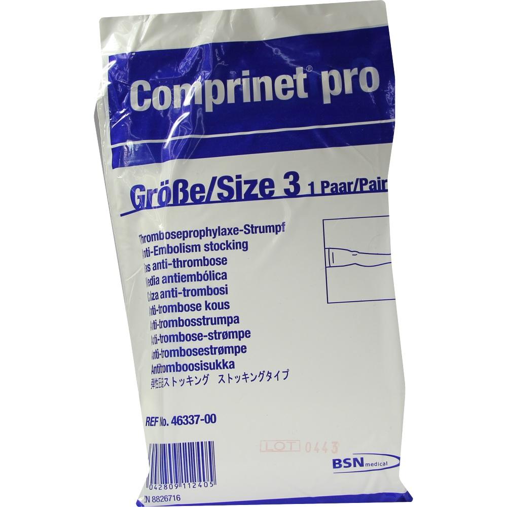 Comprinet pro Strumpf oberschenkellang Gr. 3 weiß 2 St