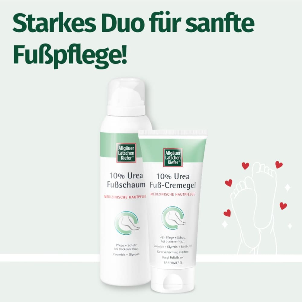 Allgäuer Latschenkiefer 10% Urea Fuß-Cremegel 100 ml Creme