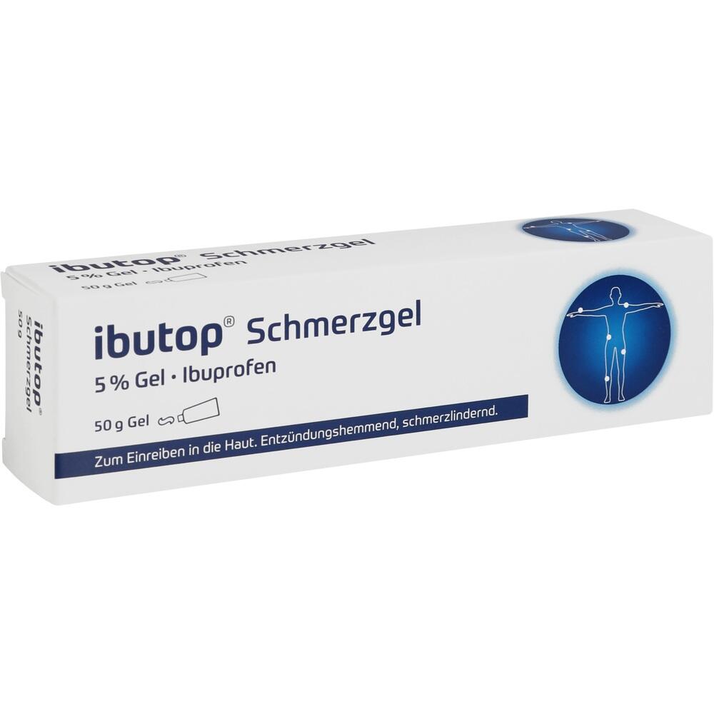ibutop Schmerzgel 5%, bei Sport- und Alltagsverletzungen wie Prellungen, Verstauchungen oder Zerrungen 50 g Gel