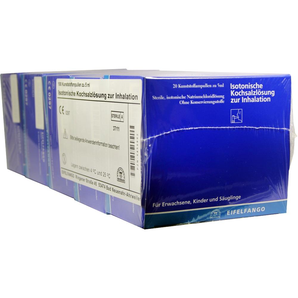ISOTONISCHE Kochsalzlösung zur Inhalation 100X5 ml Inhalationslösung