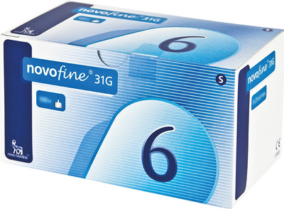 NOVOFINE 6 Kanülen 0,25x6 mm 100 St Kanüle