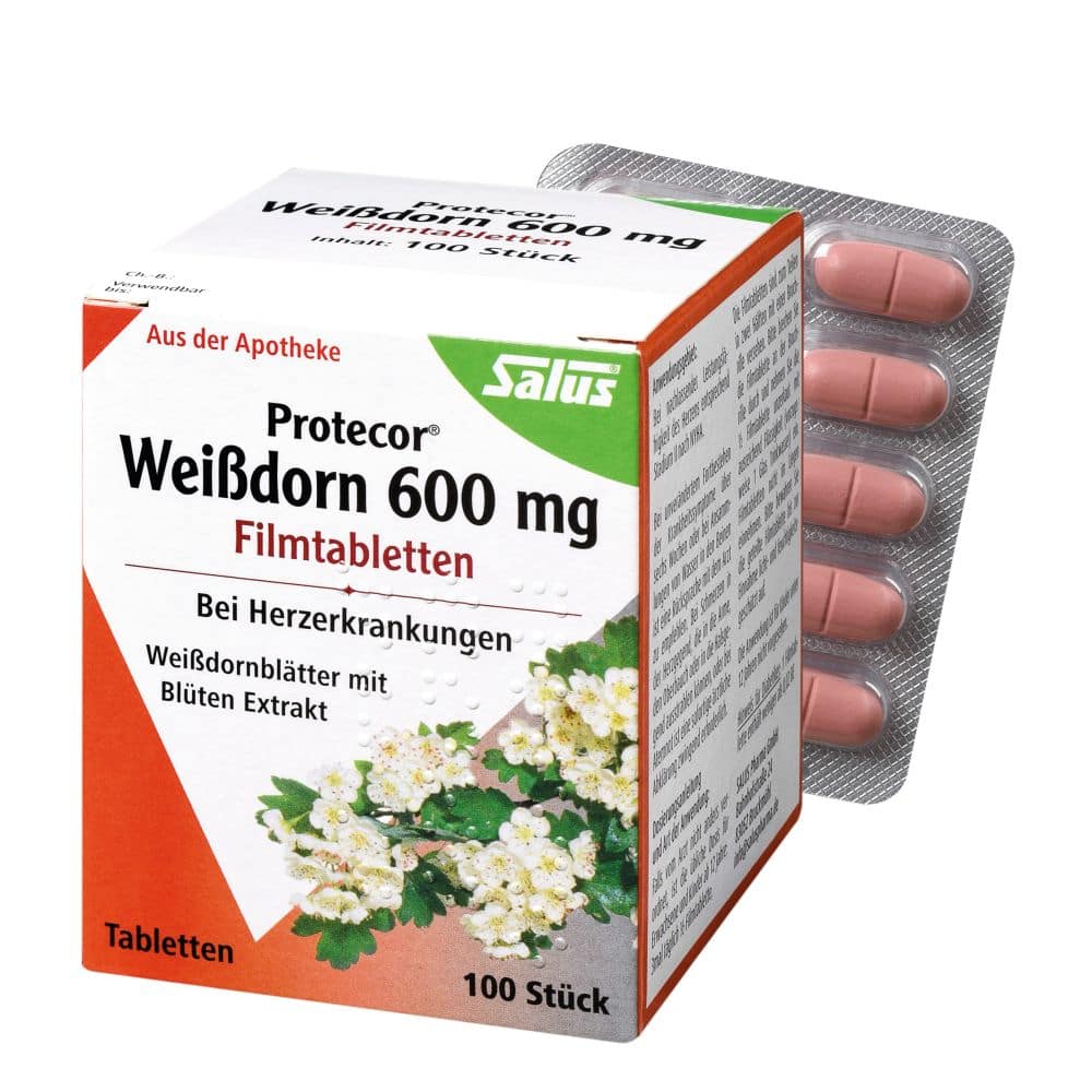 Protecor Weißdorn 600mg 100 St Filmtabletten