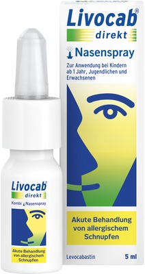 Livocab direkt Nasenspray bei Heuschnupfen und anderen Allergien