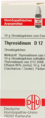 THYREOIDINUM D 12 Globuli 10 g Globuli