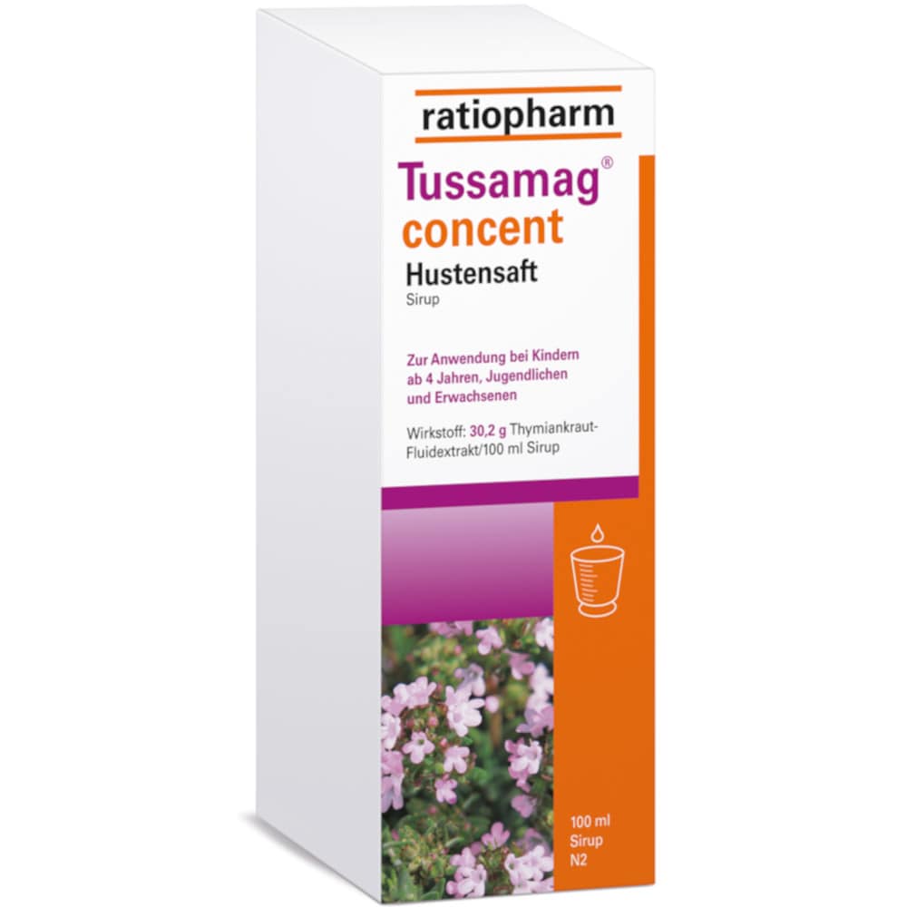 ratiopharm Tussamag concent Hustensaft 100 ml Sirup