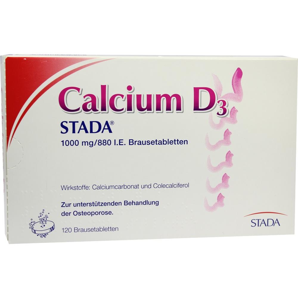 Calcium D3 STADA 1000mg/880 I.E.  120 St Brausetabletten