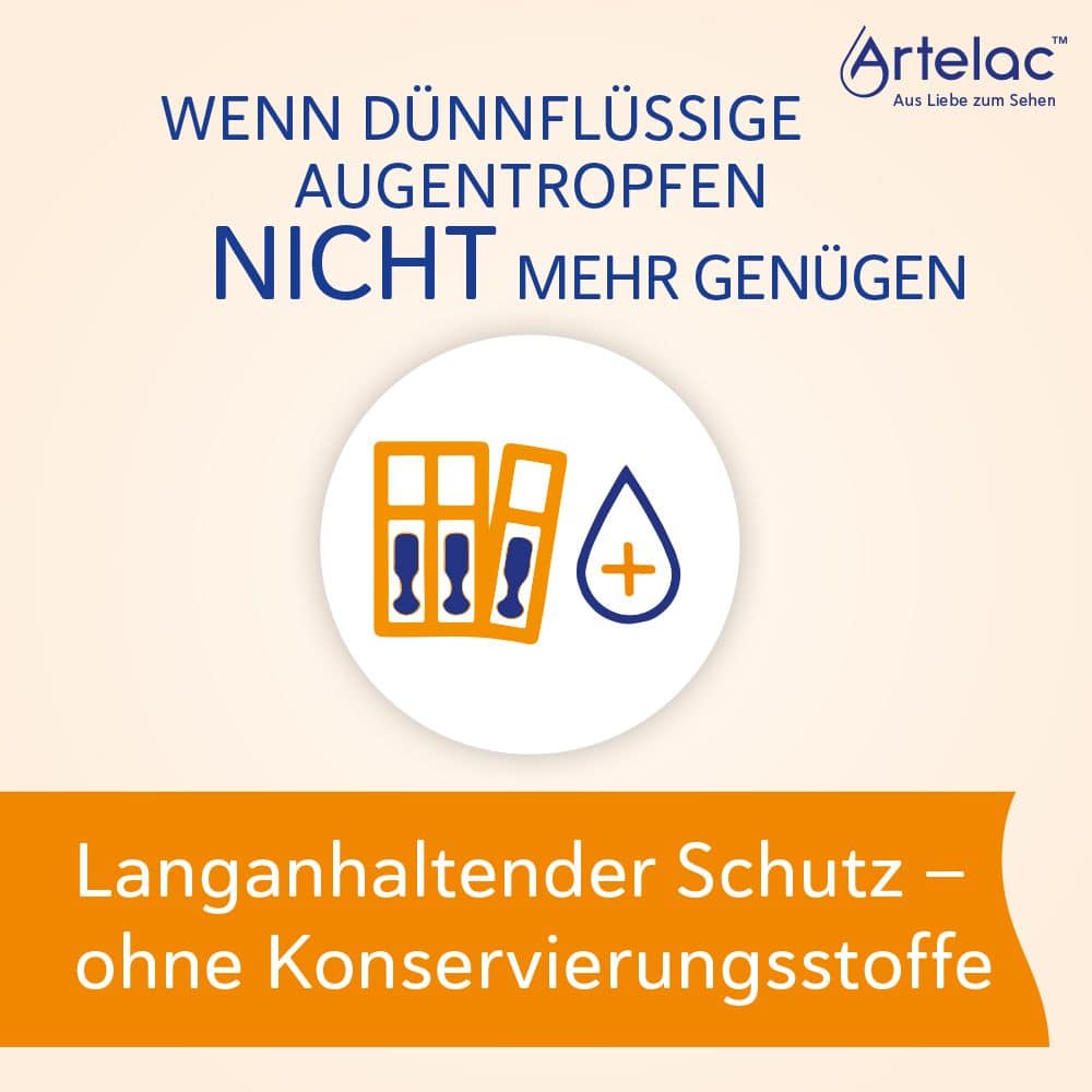 Artelac Lipids EDO Augengeltropfen für stark tränende Augen 120X0.6 g Augengel