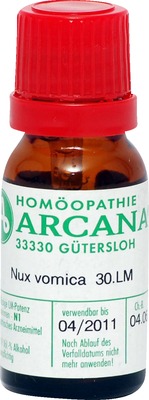 NUX VOMICA LM 30 Dilution 10 ml Dilution