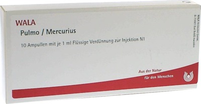 WALA Pulmo/Mercurius 10X1 ml Ampullen