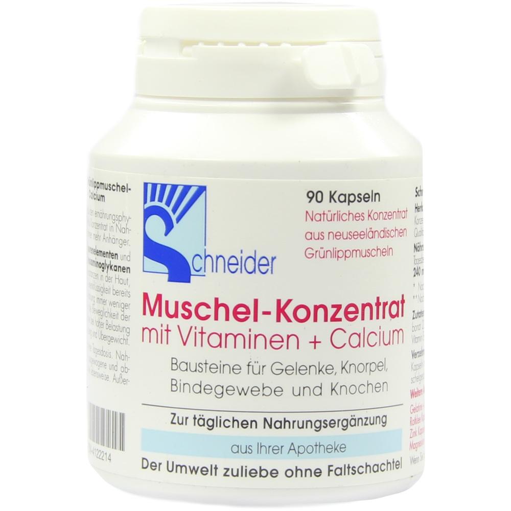 Muschel-Konzentrat mit Vitaminen Kapseln 90 St Kapseln