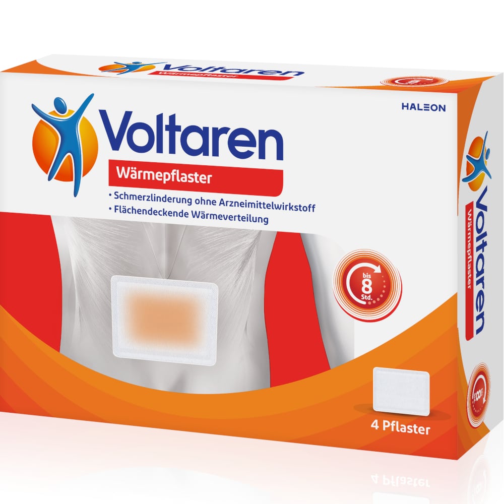 Voltaren Wärmepflaster Rücken 4 St Pflaster