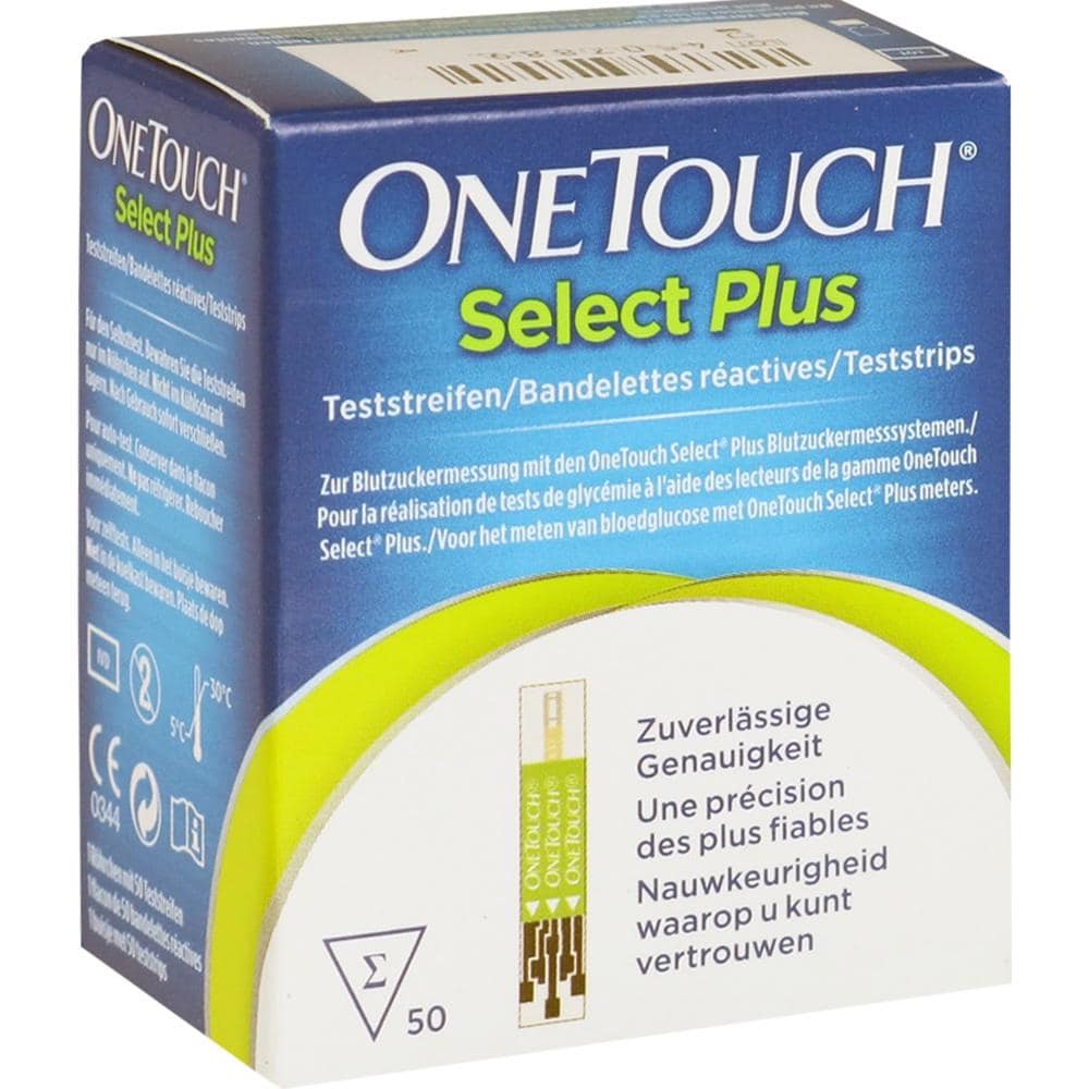ONETOUCH Select Plus Blutzuckerteststreifen 50 St Teststreifen