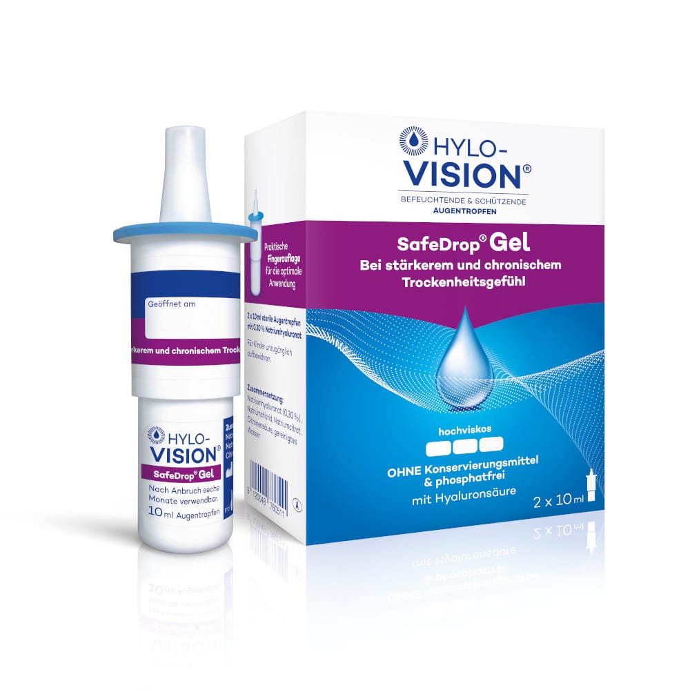 HYLO-VISION SafeDrop Gel 2X10 ml Augentropfen