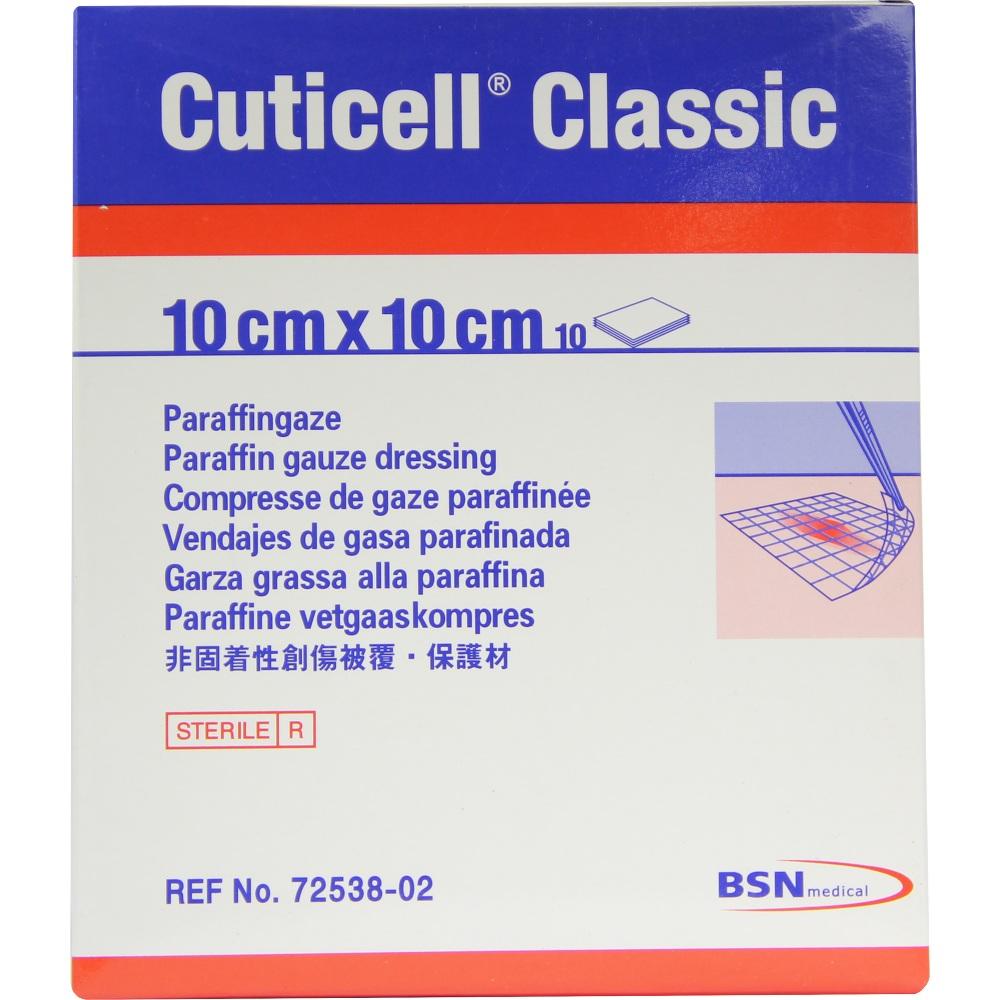 CUTICELL Classic Wundgaze 10x10 cm 10 St Wundgaze