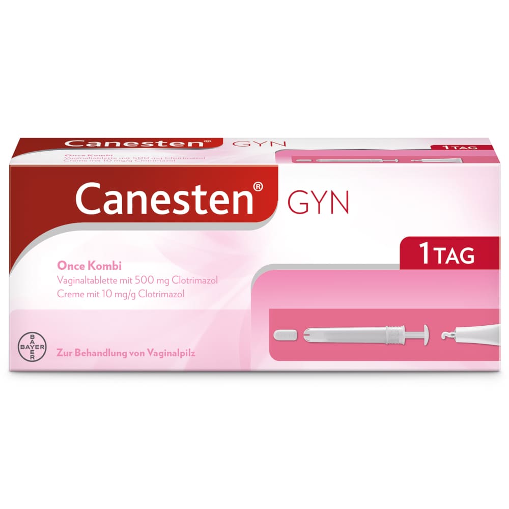 Canesten GYN Once Kombi zur Behandlung von Scheidenpilz 1 Packung Kombipackung
