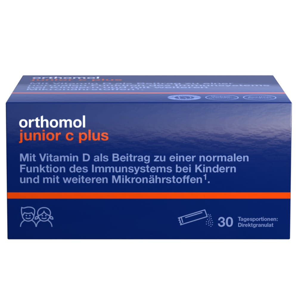 orthomol junior c plus Himbeer/Limette 30 St Granulat