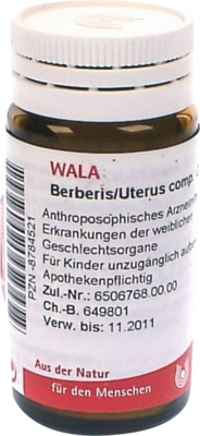 WALA Berberis/Uterus comp. Globuli 20 g Globuli